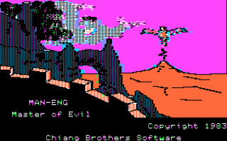 Man-eng - Master of Evil Title Screen